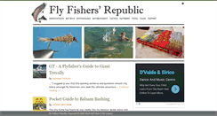 Desktop Screenshot of flyfishersrepublic.com