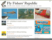 Tablet Screenshot of flyfishersrepublic.com